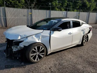 2018 Nissan Maxima SL with VIN 1N4AA6APXJC408267, listed as a Copart auction lot 61451315 with 89,680 mi miles and Salvage title. Bid and sale history available at DreamBid. Image 1.
