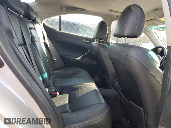 2006 Lexus IS 250 z VIN JTHCK262065003907, wystawiony jako Copart lot #52092505 z przebiegiem 234 529 mil mil oraz Szkoda całkowita • Salvage title. Historia ofert i sprzedaży dostępna na DreamBid. Obrazek 10.