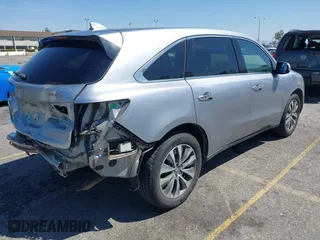 2016 Acura MDX w/Tech with VIN 5FRYD4H42GB030732, listed as a IAAI auction lot 41993867 with 152,279 mi miles. Bid and sale history available at carsss.com. Image 4.