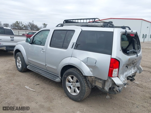 2012 Nissan Pathfinder LE with VIN 5N1AR1NN6CC625814, listed as a IAAI auction lot 41359272 with 174,657 mi miles. Bid and sale history available at carsss.com. Image 3.