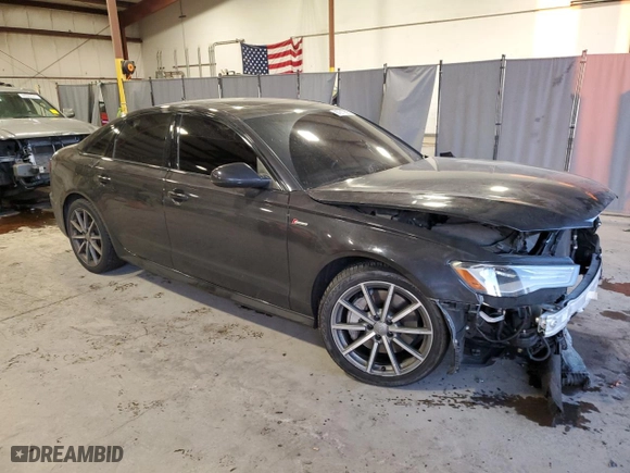 2017 Audi A6 Premium Plus with VIN WAUF2AFC8HN047154, listed as a Copart auction lot 87917695 with 140217 miles and Salvage Title. Bid and sale history available at carsss.com. Image 4.