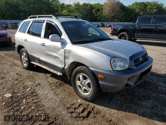 2003 Hyundai Santa Fe GLS with VIN KM8SC13E13U535411, listed as a Copart auction lot 72183444 with 189,961 mi miles and Salvage Title. Bid and sale history available at carsss.com. Image 4.