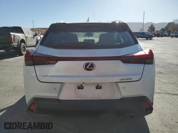 2022 Lexus UX with VIN JTHX3JBH1N2051189, listed as a Copart auction lot 49733245 with 33,265 mi miles and Salvage Title. Bid and sale history available at carsss.com. Image 6.