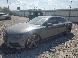 2016 Audi S7 with VIN WAUW2AFC6GN012949, listed as a Copart auction lot 72714074 with 0 mi miles and Salvage Title. Bid and sale history available at carsss.com. Image 1.