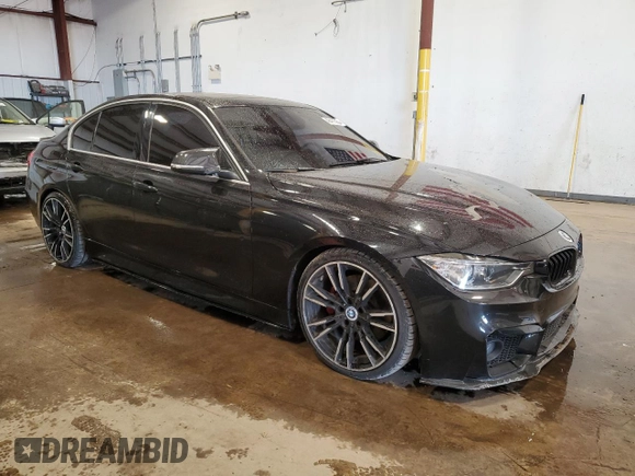 2015 BMW 3 Series 335i xDrive with VIN WBA3B9G58FNR92880, listed as a Copart auction lot 48410535 with 43,610 mi miles and Salvage Title. Bid and sale history available at carsss.com. Image 4.
