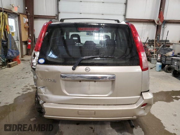2006 Nissan X-Trail XE with VIN JN8BT08V76W206037, listed as a Copart auction lot 81773964 with 175,737 mi miles and Salvage title. Bid and sale history available at DreamBid. Image 6.
