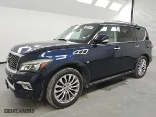 2016 Infiniti QX80 with VIN JN8AZ2NF1G9612821, listed as a Copart auction lot 51288225 with 126,301 mi miles and Clean Title. Bid and sale history available at carsss.com. Image 1.