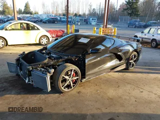 2021 Chevrolet Corvette 3LT with VIN 1G1YC2D48M5116227, listed as a IAAI auction lot 41424631 with 33,873 mi miles. Bid and sale history available at carsss.com. Image 2.