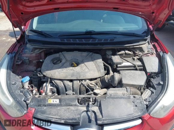 2016 Hyundai Elantra SE with VIN 5NPDH4AE9GH711804, listed as a IAAI auction lot 42451824 with 124,650 mi miles and . Bid and sale history available at DreamBid. Image 10.