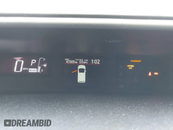 2017 Toyota Prius One with VIN JTDKDTB35H1596444, listed as a IAAI auction lot 42030188 with 47,009 mi miles. Bid and sale history available at carsss.com. Image 7.