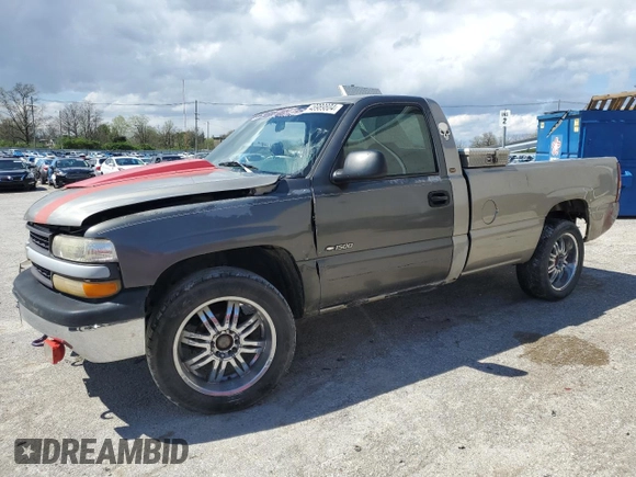 2000 Chevrolet Silverado 1500 with VIN 1GCEK14V7YE221413, listed as a Copart auction lot 48989804 with 0 mi miles and Non Repairable. Bid and sale history available at carsss.com. Image 1.