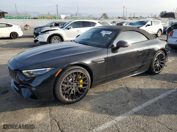 2022 Mercedes-Benz SL with VIN W1KVK8AB8NF007741, listed as a Copart auction lot 42706444 with NaN miles. Bid and sale history available at carsss.com. Image 1.