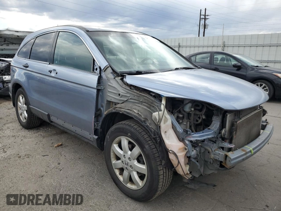 2011 Honda CR-V SE with VIN JHLRE4H44BC009327, listed as a Copart auction lot 53287205 with 203,453 mi miles and Salvage Title. Bid and sale history available at carsss.com. Image 4.