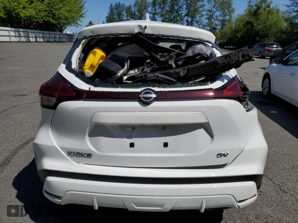 2023 Nissan Kicks SV with VIN 3N1CP5CVXPL565711, listed as a Copart auction lot 59587705 with Not provided miles and Salvage title. Bid and sale history available at DreamBid. Image 6.