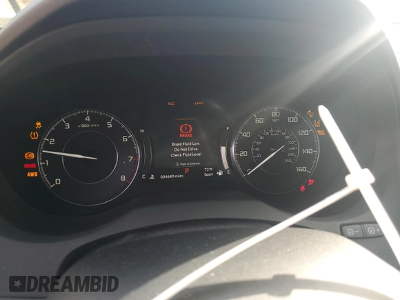 2020 Acura RDX Advance z VIN 5J8TC2H7XLL023579, wystawiony jako Copart lot #46912545 z przebiegiem 34 665 mil mil oraz Szkoda całkowita • Salvage title. Historia ofert i sprzedaży dostępna na DreamBid. Obrazek 9.