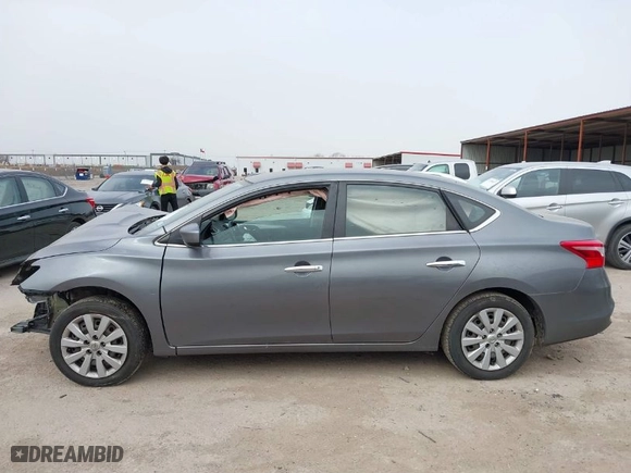 2017 Nissan Sentra SV with VIN 3N1AB7AP1HY252198, listed as a IAAI auction lot 41742228 with 222,902 mi miles. Bid and sale history available at carsss.com. Image 14.