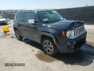 2017 Jeep Renegade Limited with VIN ZACCJADB2HPE38679, listed as a Copart auction lot 57443765 with 190,674 mi miles and Salvage title. Bid and sale history available at DreamBid. Image 13.