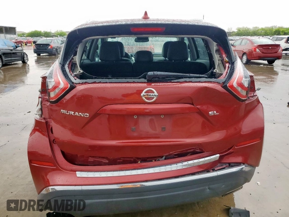 2018 Nissan Murano SV z VIN 5N1AZ2MG2JN188209, wystawiony jako Copart lot #51116065 z przebiegiem 104 015 mil mil oraz Szkoda całkowita • Salvage title. Historia ofert i sprzedaży dostępna na DreamBid. Obrazek 6.