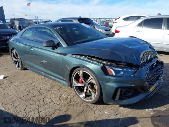 2021 Audi RS 5 z VIN WUANWAF50MA903670, wystawiony jako IAAI lot #41266483 z przebiegiem 36 200 mil mil oraz . Historia ofert i sprzedaży dostępna na DreamBid. Obrazek 1.