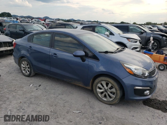 2017 Kia Rio EX with VIN KNADN4A30H6059056, listed as a Copart auction lot 72776594 with 101,124 mi miles and Clean Title. Bid and sale history available at carsss.com. Image 4.