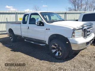 2006 Ford Super Duty F-250 XL with VIN 1FTSX21536EC15233, listed as a Copart auction lot 49955985 with 0 mi miles and Salvage Title. Bid and sale history available at carsss.com. Image 4.