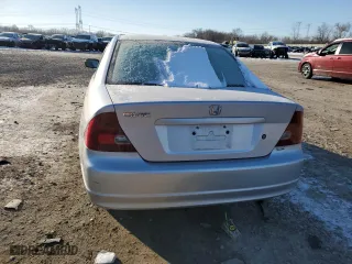 2002 Honda Civic LX with VIN 1HGEM21512L039800, listed as a Copart auction lot 41700005 with 85,772 mi miles and Salvage Title. Bid and sale history available at carsss.com. Image 6.