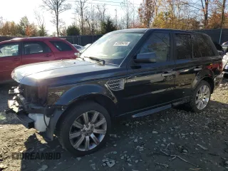 2009 Land Rover Range Rover Sport SC with VIN SALSH23479A212972, listed as a Copart auction lot 82089474 with 177,587 mi miles and Salvage Title. Bid and sale history available at DreamBid. Image 1.