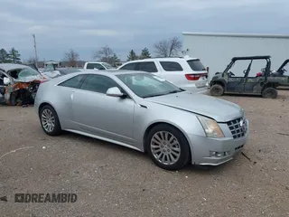 2013 Cadillac CTS Coupe Premium with VIN 1G6DS1E30D0111659, listed as a IAAI auction lot 41708559 with 172,917 mi miles. Bid and sale history available at carsss.com. Image 1.