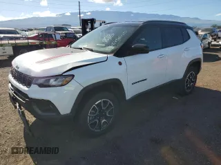 2024 Jeep Compass Trailhawk with VIN 3C4NJDDN8RT144864, listed as a Copart auction lot 56243605 with 7,509 mi miles and Clean title. Bid and sale history available at DreamBid. Image 1.