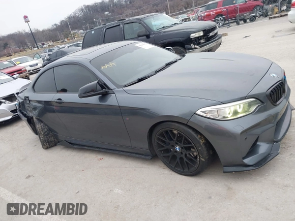 2014 BMW 2 Series M235i with VIN WBA1J7C57EVW84554, listed as a IAAI auction lot 41564175 with 121,632 mi miles and . Bid and sale history available at carsss.com. Image 13.