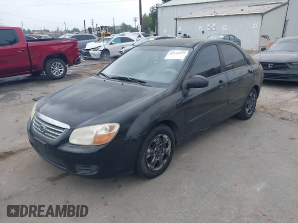 2008 Kia Spectra EX with VIN KNAFE122985511931, listed as a IAAI auction lot 42111053 with 251,276 mi miles. Bid and sale history available at carsss.com. Image 2.