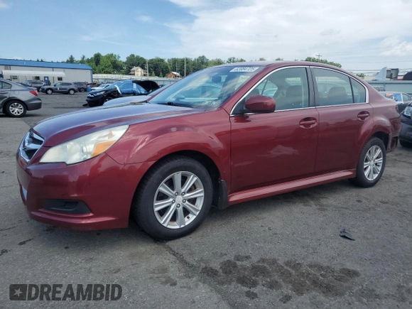 2011 Subaru Legacy Premium Power Moon with VIN 4S3BMBG64B3258848, listed as a Copart auction lot 62084725 with 67,600 mi miles and Salvage title. Bid and sale history available at DreamBid. Image 1.