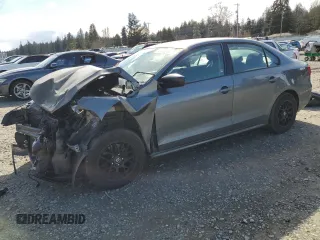 2014 Volkswagen Jetta Sedan S with VIN 3VW1K7AJ0EM350776, listed as a Copart auction lot 49552995 with 0 mi miles and Salvage Title. Bid and sale history available at carsss.com. Image 1.