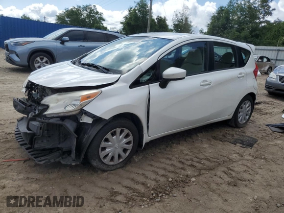 2015 Nissan Note SV with VIN 3N1CE2CP4FL359613, listed as a Copart auction lot 58637945 with Not provided miles and Salvage title. Bid and sale history available at DreamBid. Image 1.