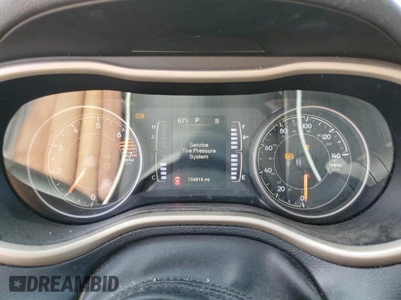 2017 Jeep Cherokee Sport with VIN 1C4PJMAB6HW569835, listed as a Copart auction lot 50601275 with 134,818 mi miles and Salvage Title. Bid and sale history available at carsss.com. Image 9.