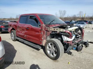 2023 Ford F-150 XL with VIN 1FTFW1E50PFB52208, listed as a Copart auction lot 88898035 with 25,327 mi miles and Salvage Title. Bid and sale history available at carsss.com. Image 4.