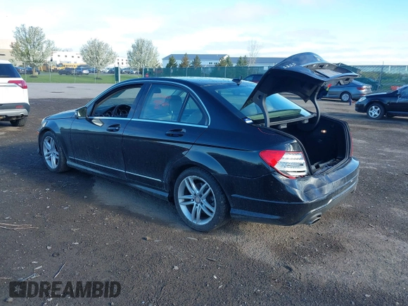 2013 Mercedes-Benz C 300 Sport with VIN WDDGF8AB7DA881054, listed as a IAAI auction lot 42138569 with 116,484 mi miles and . Bid and sale history available at carsss.com. Image 3.