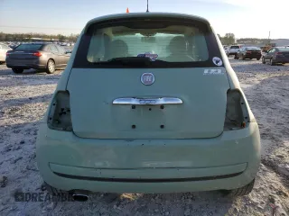 2013 FIAT 500 Pop with VIN 3C3CFFAR9DT543839, listed as a Copart auction lot 50537445 with 166,177 mi miles and Salvage Title. Bid and sale history available at carsss.com. Image 6.