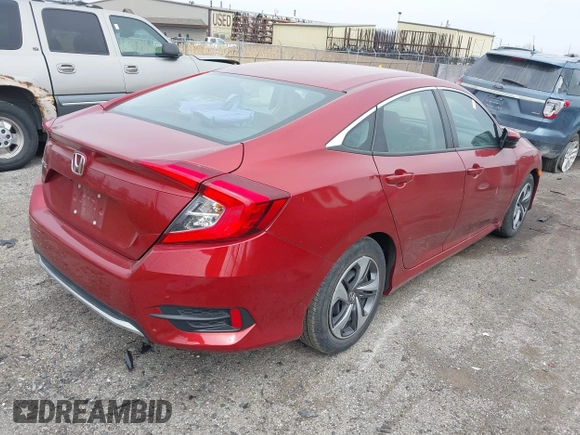 2020 Honda Civic LX с VIN 2HGFC2F60LH577654, выставлен на аукционе IAAI как лот 41996439 с пробегом 41 851 миль миль и . История ставок и продаж доступна на DreamBid. Изображение 4.
