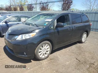 2015 Toyota Sienna Limited with VIN 5TDDK3DC6FS108792, listed as a Copart auction lot 55201005 with 98,616 mi miles and Salvage Title. Bid and sale history available at DreamBid. Image 1.