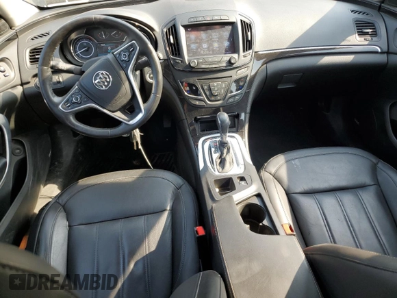 2016 Buick Regal Premium II with VIN 2G4GT5GX0G9193803, listed as a Copart auction lot 60641235 with 69,500 mi miles and Salvage title. Bid and sale history available at DreamBid. Image 8.