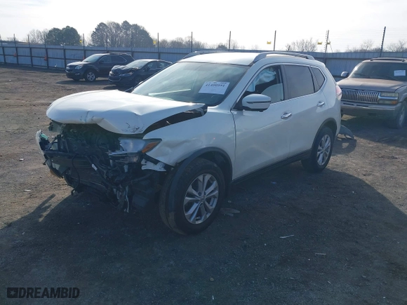 2016 Nissan Rogue SL with VIN 5N1AT2MT5GC816282, listed as a IAAI auction lot 41400951 with 159,230 mi miles. Bid and sale history available at carsss.com. Image 18.