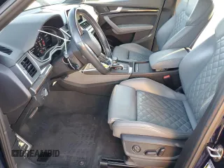 2020 Audi SQ5 Premium Plus with VIN WA1B4AFY4L2077702, listed as a Copart auction lot 76933874 with 76,419 mi miles and Salvage Title. Bid and sale history available at DreamBid. Image 7.
