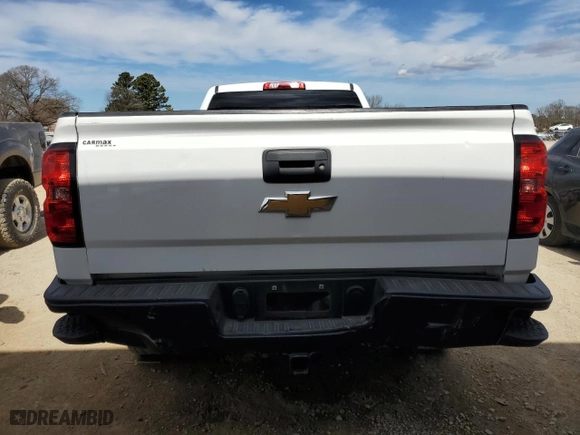 2018 Chevrolet Silverado 1500 Work Truck with VIN 1GCNCNEC2JZ366844, listed as a Copart auction lot 46687265 with 102,699 mi miles and Salvage Title. Bid and sale history available at carsss.com. Image 6.