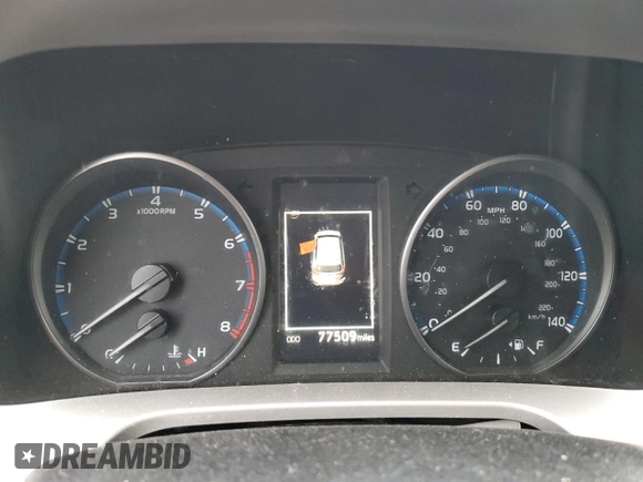 2018 Toyota RAV4 XLE with VIN JTMRFREV7JD252112, listed as a Copart auction lot 43088555 with 77,509 mi miles and Salvage Title. Bid and sale history available at carsss.com. Image 9.