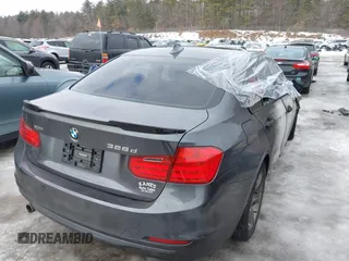 2014 BMW 3 Series 328d xDrive with VIN WBA3D5C55EKX98381, listed as a IAAI auction lot 41590673 with Not Provided miles. Bid and sale history available at carsss.com. Image 4.