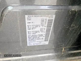 2020 Nissan Pathfinder SL with VIN 5N1DR2CN7LC601365, listed as a Copart auction lot 57273725 with 44,503 mi miles and Salvage title. Bid and sale history available at DreamBid. Image 13.