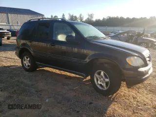 1999 Mercedes-Benz M-Class with VIN 4JGAB54E0XA118194, listed as a Copart auction lot 75242784 with 284,187 mi miles and Salvage Title. Bid and sale history available at carsss.com. Image 4.