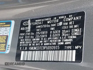 2023 Genesis GV70 Sport z VIN KMUMCDTC9PU093915, wystawiony jako IAAI lot #42147430 z przebiegiem 40 349 mil mil oraz . Historia ofert i sprzedaży dostępna na DreamBid. Obrazek 9.