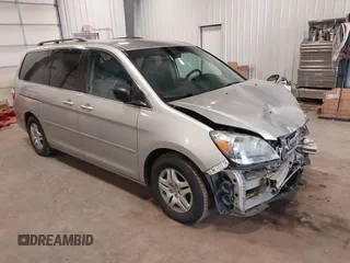 2007 Honda Odyssey EX с VIN 5FNRL384X7B442481, выставлен на аукционе IAAI как лот 41956493 с пробегом 221 997 миль миль и . История ставок и продаж доступна на DreamBid. Изображение 1.